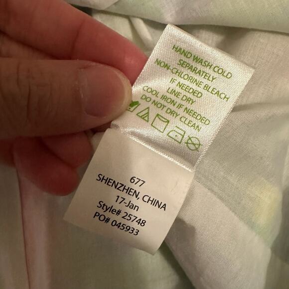 LILLY PULITZER Largo Shift Dress Multicolor Palm Leaves Tropical NWT - Picture 11 of 12